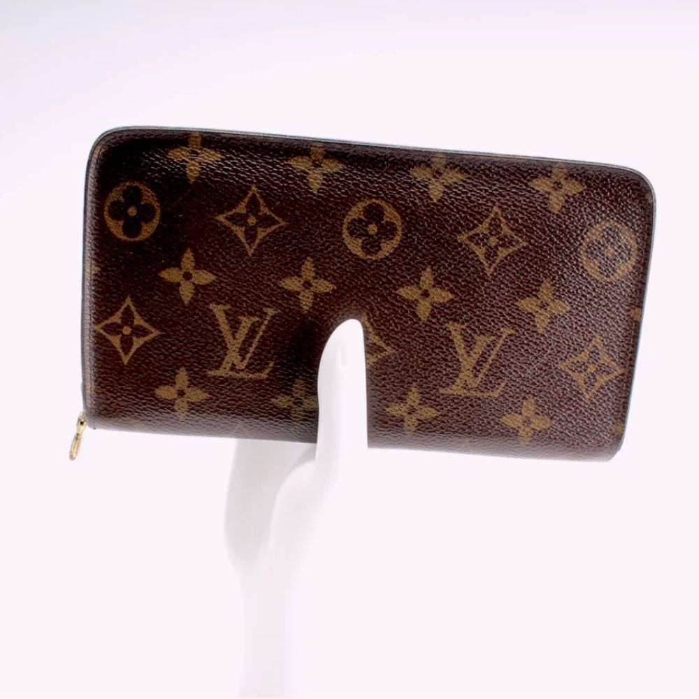 Louis Vuitton Brown Monogram Zip-Around Wallet